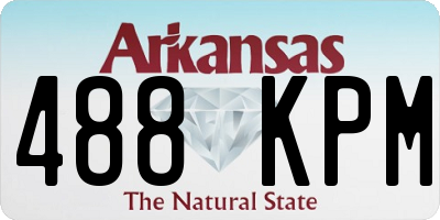 AR license plate 488KPM