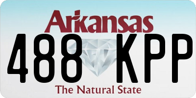 AR license plate 488KPP