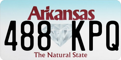 AR license plate 488KPQ