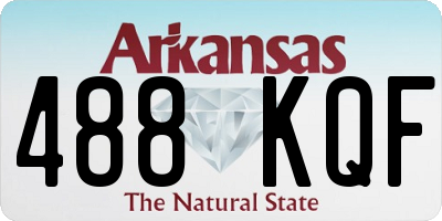 AR license plate 488KQF