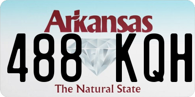 AR license plate 488KQH