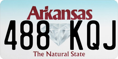 AR license plate 488KQJ