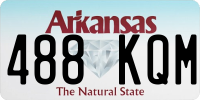 AR license plate 488KQM
