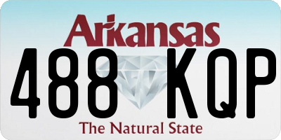 AR license plate 488KQP