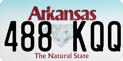 AR license plate 488KQQ