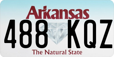 AR license plate 488KQZ