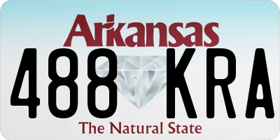 AR license plate 488KRA