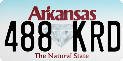 AR license plate 488KRD
