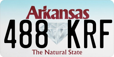 AR license plate 488KRF