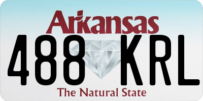 AR license plate 488KRL