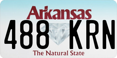 AR license plate 488KRN