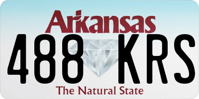 AR license plate 488KRS