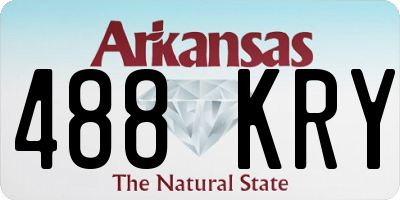 AR license plate 488KRY