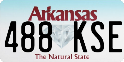 AR license plate 488KSE