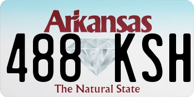 AR license plate 488KSH