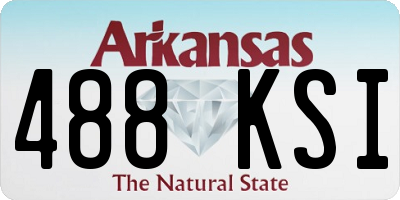 AR license plate 488KSI