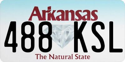 AR license plate 488KSL