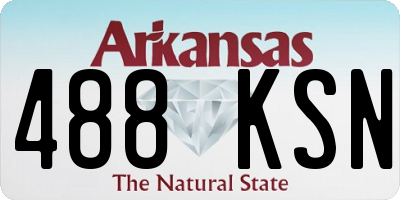 AR license plate 488KSN