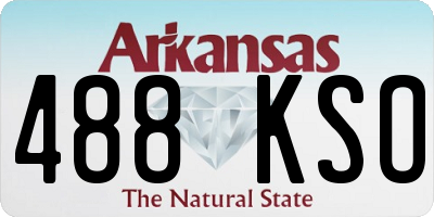 AR license plate 488KSO