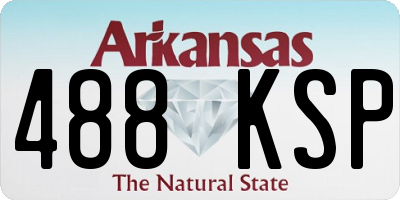 AR license plate 488KSP