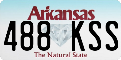 AR license plate 488KSS