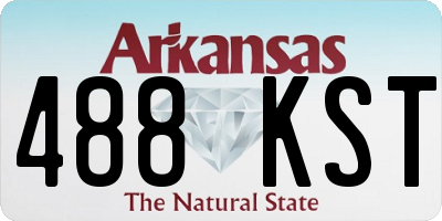 AR license plate 488KST