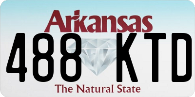AR license plate 488KTD