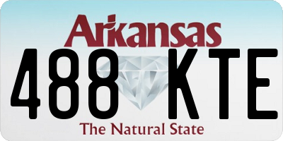 AR license plate 488KTE