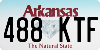 AR license plate 488KTF