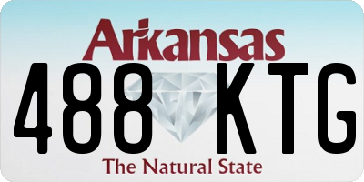 AR license plate 488KTG