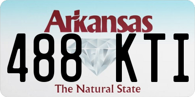 AR license plate 488KTI