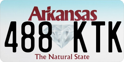 AR license plate 488KTK