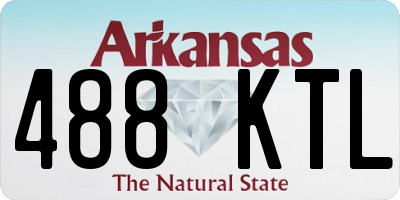 AR license plate 488KTL