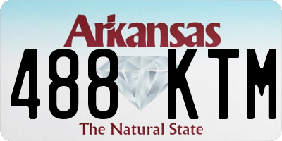 AR license plate 488KTM