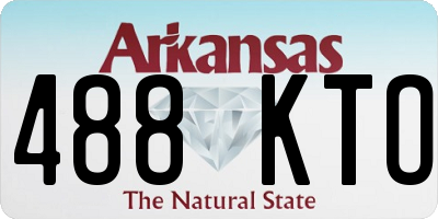 AR license plate 488KTO