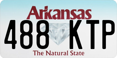 AR license plate 488KTP