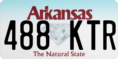 AR license plate 488KTR