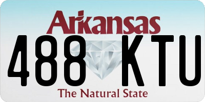 AR license plate 488KTU