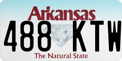 AR license plate 488KTW