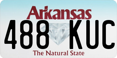 AR license plate 488KUC