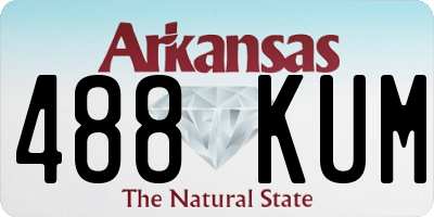 AR license plate 488KUM