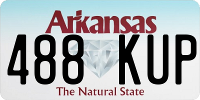 AR license plate 488KUP