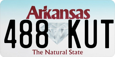 AR license plate 488KUT