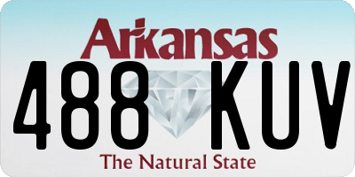 AR license plate 488KUV