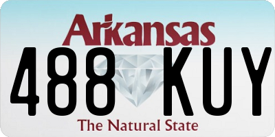 AR license plate 488KUY