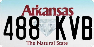 AR license plate 488KVB
