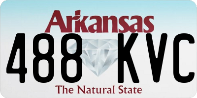 AR license plate 488KVC
