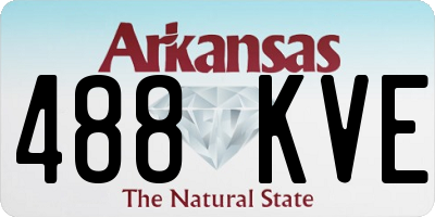 AR license plate 488KVE