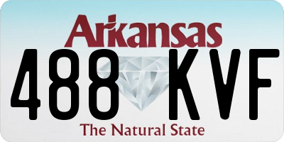 AR license plate 488KVF