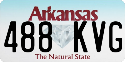 AR license plate 488KVG